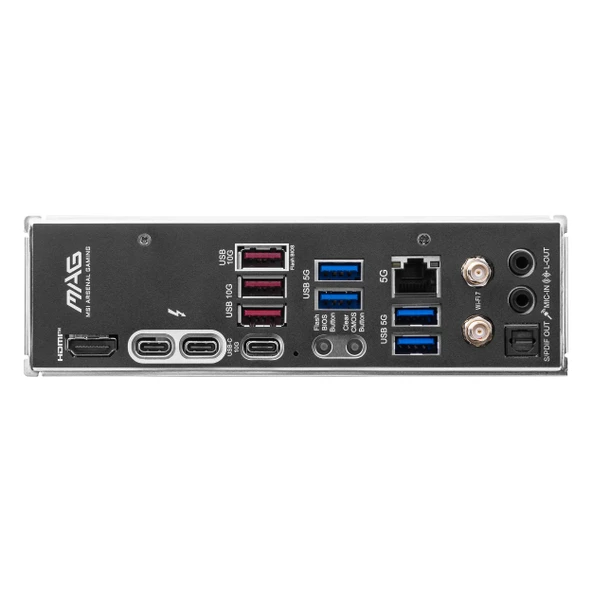 MSI MAG Z890 Tomahawk WiFi DDR5 (9200MHz)OC M.2 HDMI/USB-C PCIe 5.0 1851P ATX Anakart - Resim 4