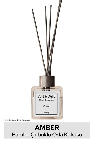 Amber - Amber Kare Bambu Çubuklu Oda Kokusu 100ml - 1