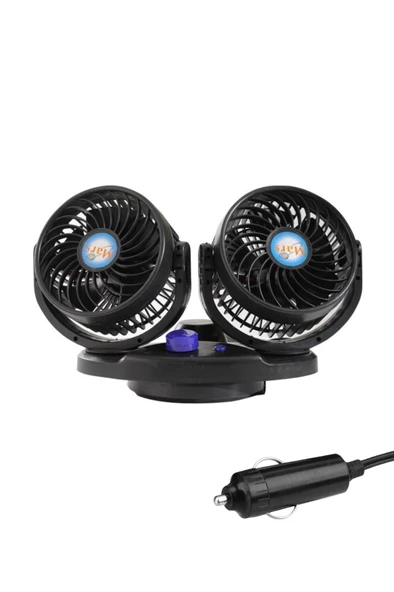 Kamyon Tır Karavan 2 li Vantilatör Fan Pervane Soğutucu 24V X816 - 5