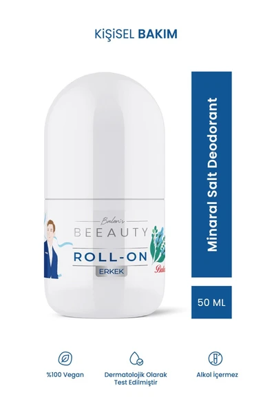 BALEN’S BEEAUTY ERKEK MINERAL SALT DEODORANT ROLL-ON * 50 ML - 1