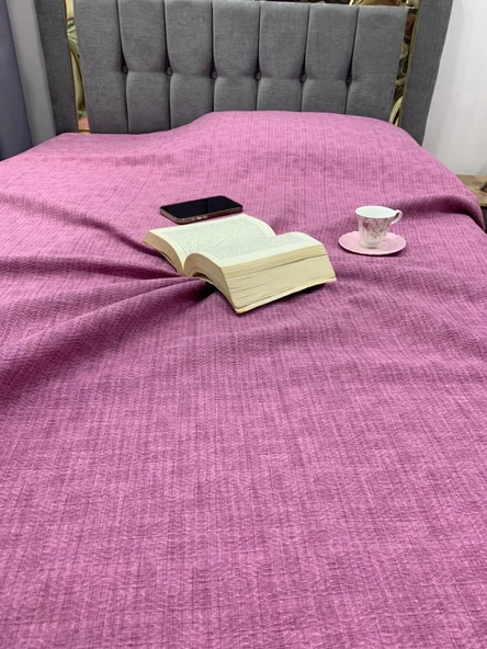 NİVEMESHOME MOR 200X230 TEK PİKE ÖRTÜSÜ ÇİFT KİŞİLİK - 6