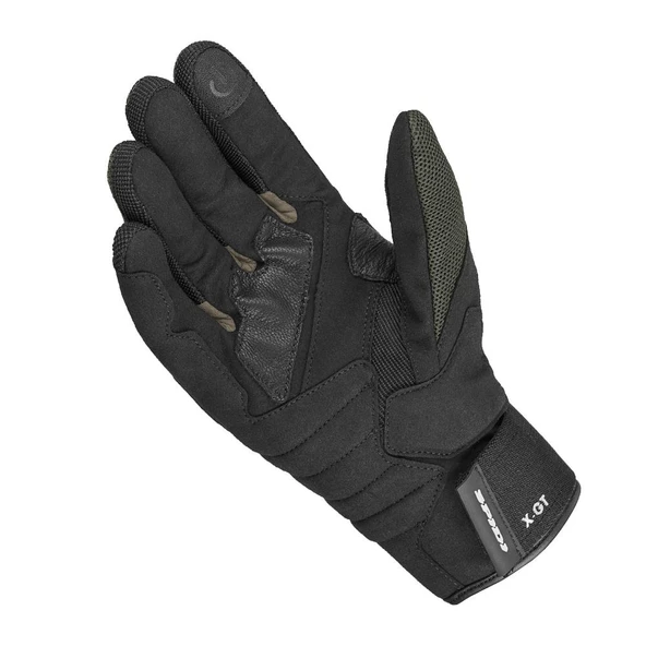 SPIDI X-GT DERİ ELDİVEN SİYAH HAKİ - Resim 3
