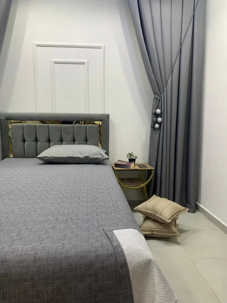 NİVEMESHOME GRİ 200X230 TEK PİKE ÖRTÜSÜ ÇİFT KİŞİLİK - 2