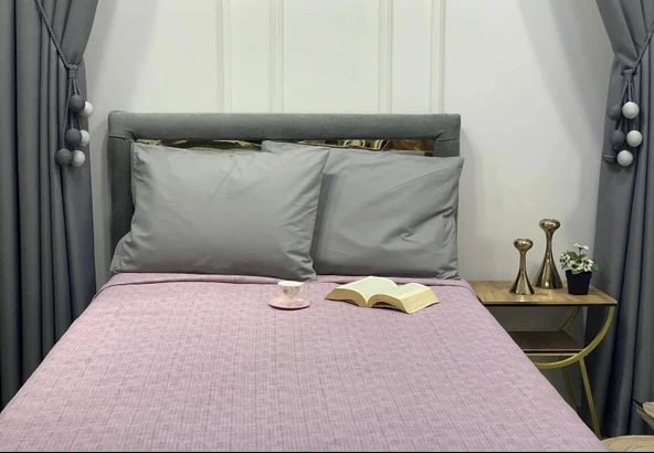 NİVEMESHOME LİLA 200X230 TEK PİKE ÖRTÜSÜ ÇİFT KİŞİLİK - 2