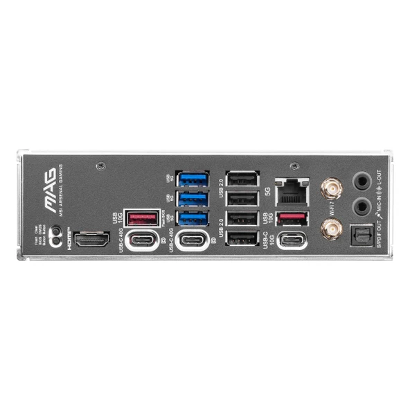 MSI MAG X870E Tomahawk WiFi DDR5 (8400MHz)OC M.2 HDMI/USB-C PCIe 5.0 AM5 ATX Anakart - Resim 4