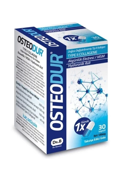Osteodur Hyorilonic Asit Glucosamine 30 Kapsül - 1
