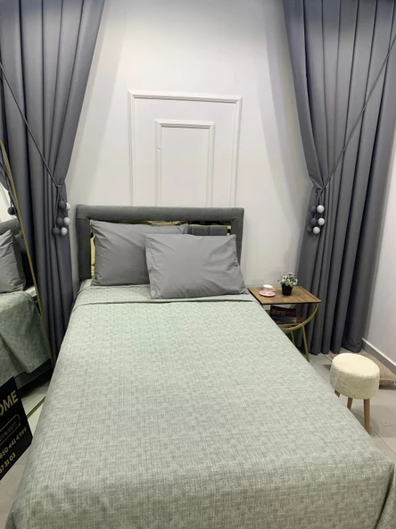 NİVEMESHOME YEŞİL 200X230 TEK PİKE ÖRTÜSÜ ÇİFT KİŞİLİK - 4