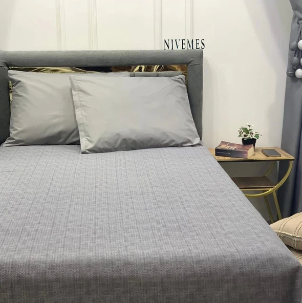 NİVEMESHOME GRİ 160X230 TEK PİKE ÖRTÜSÜ TEK KİŞİLİK - 8