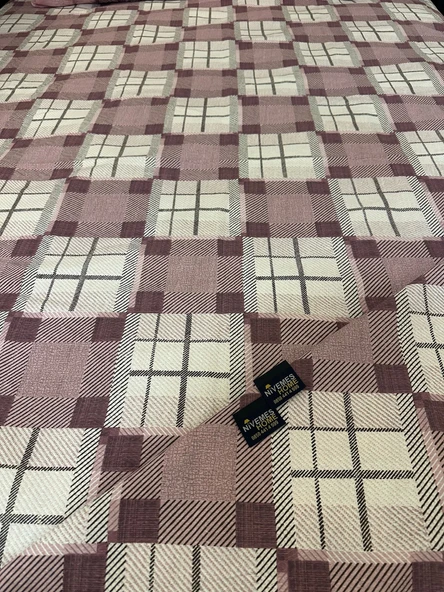 NİVEMESHOME LİLA DESENLİ 160X230 TEK PİKE ÖRTÜSÜ TEK KİŞİLİK - 4