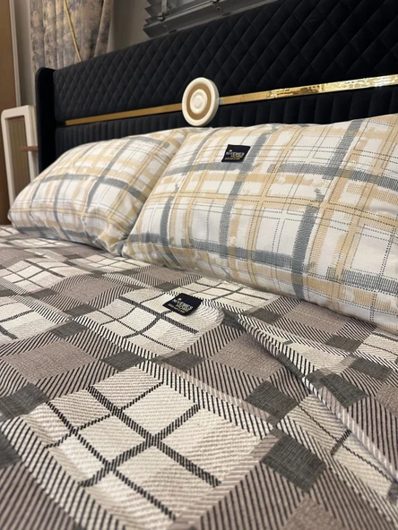 NİVEMESHOME KAHVE DESENLİ 160X230 TEK PİKE ÖRTÜSÜ TEK KİŞİLİK - 2