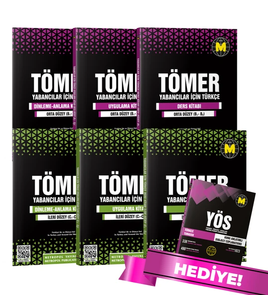 TÖMER SET-3 (ORTA VE İLERİ SEVİYE KİTAP SETİ) ürün görseli 1