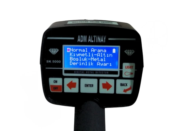 ADM ALTINAY SK5000 EKRANLI TÜRKÇE MENÜLÜ DEDEKTÖR