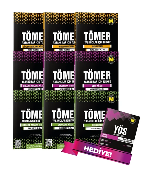 TÖMER SET-1 (TÜM SEVİYELER KİTAP SETİ) ürün görseli 1