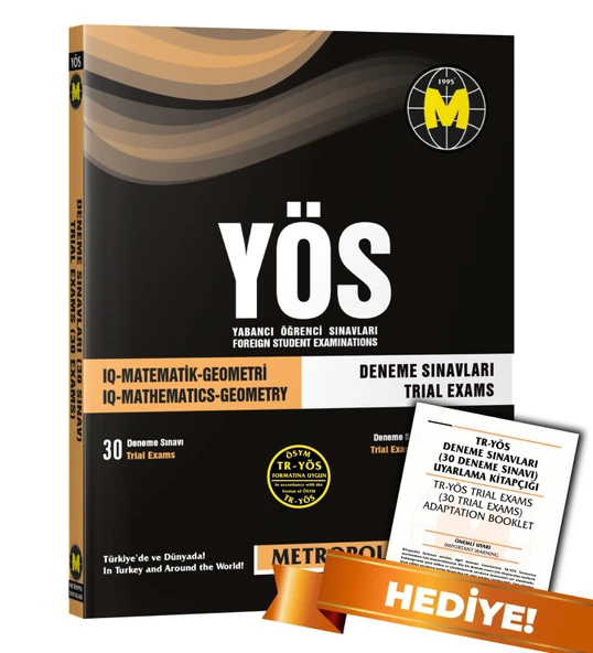 TR-YÖS SET-6 (DENEME SINAVLARI KİTAP SETİ) - Resim 6