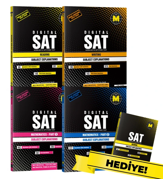 DIGITAL SAT SET-1 (SAT ALL CLASSES BOOKS SET) ürün görseli 1