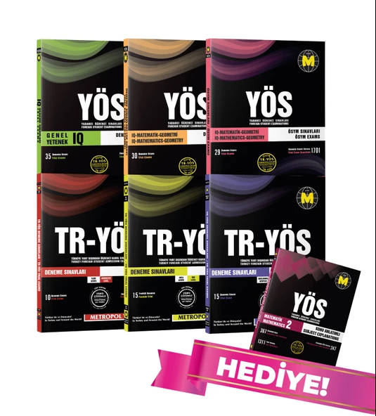 TR-YÖS SET-6 (DENEME SINAVLARI KİTAP SETİ) - Resim 9
