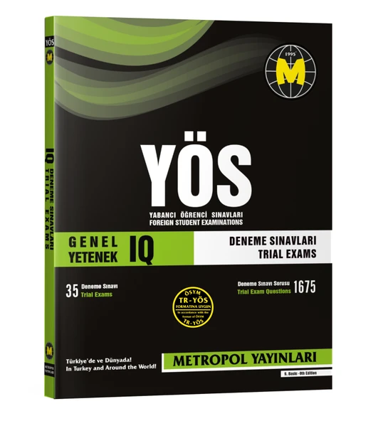 TR-YÖS SET-6 (DENEME SINAVLARI KİTAP SETİ) - Resim 13