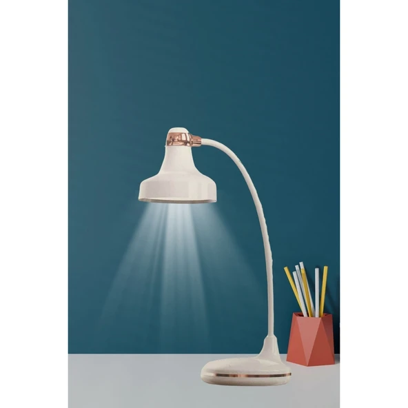 Buffer® Dokunmatik 3 Farklı Led Işıklı Çalışma Masası Üstü Lamba - 7