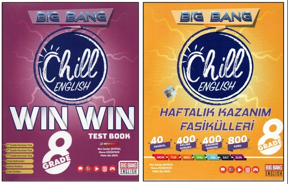 NEWTON 8. SINIF BİG BANG WIN WIN TEST BOOK+HAFTALIK KAZANIM F. (2 KİTAP) ürün görseli 1