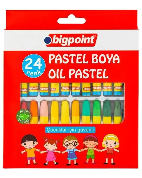 Bigpoint Pastel Boya 24 Renk BP74024 ürün görseli