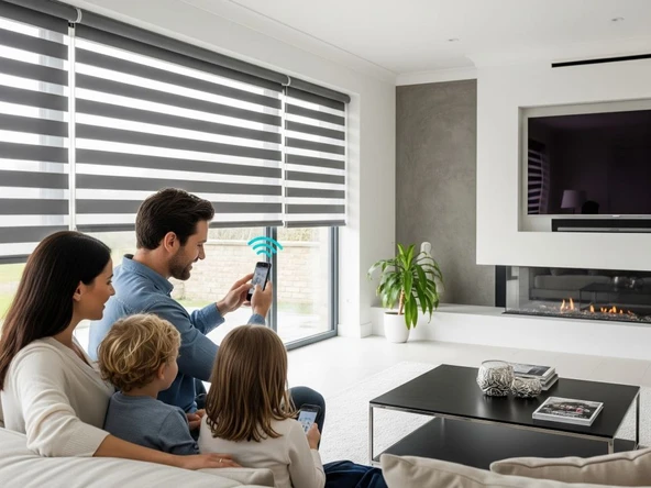 ROVLİNE AKILLI PERDE MOTORU RV200 (Stor perde zincire montaj) - Resim 5