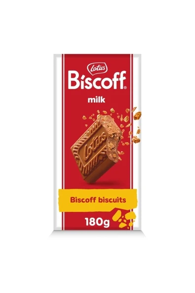 Lotus Biscoff Milk Chocolate 180 gr