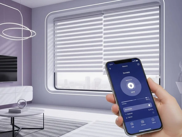 ROVLİNE AKILLI PERDE MOTORU RV200 (Stor perde zincire montaj) - Resim 6