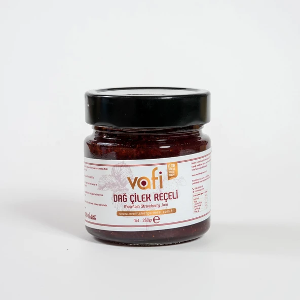 Vafi Şekersiz Dağ Çileği Reçeli 260 gr - Resim 2