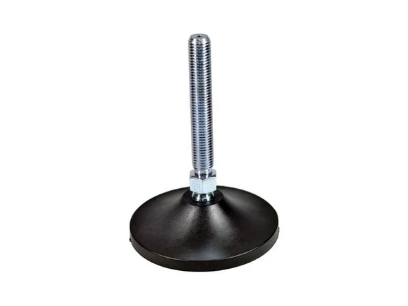 Polyamid Tabanlı Mafsallı Makine Ayak  M12x100 Çap60 ürün görseli