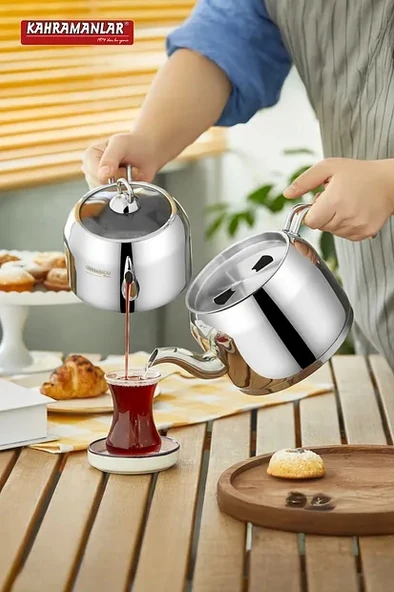 Kahramanlar Karmen Mega Çaydanlık Takımı1065 - Resim 2