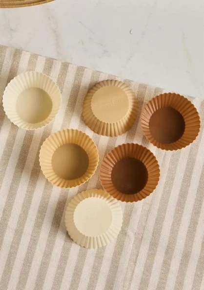 Chocky Silikon 6lı Mini Kek Kalıbı - 2