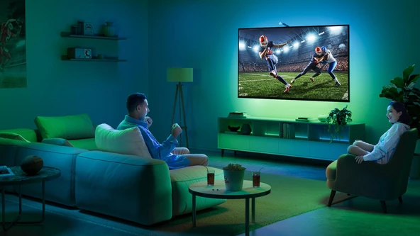 Govee Envisual Led 3 Lite TV Arkası Led Şerit Ambiyans Aydınlatma Tv Renk Senkronizasyonu 75-85 inc TV'ler ile Uyumludur - 4