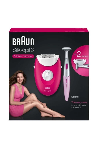 Braun Silk Epil 3 3420 + Bikini Trimmer Epilatör - Resim 5