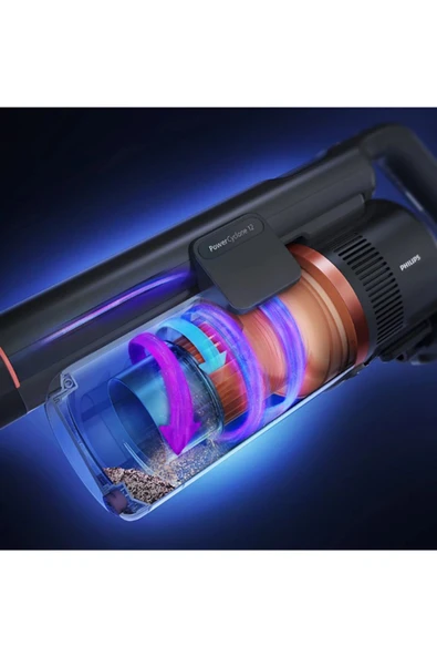 Philips 8000 Serisi Aqua Plus XC8053/01 Şarjlı Dikey Süpürge - Resim 5