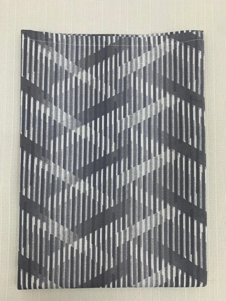 NİVEMESHOME MOR ÇİZGİLİ DESEN 2 Lİ YASTIK KILIFI KAPAKLI 50X70 - 4