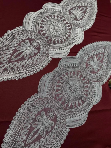 NİVEMESHOME GRİ İŞLEMELİ RUNNER