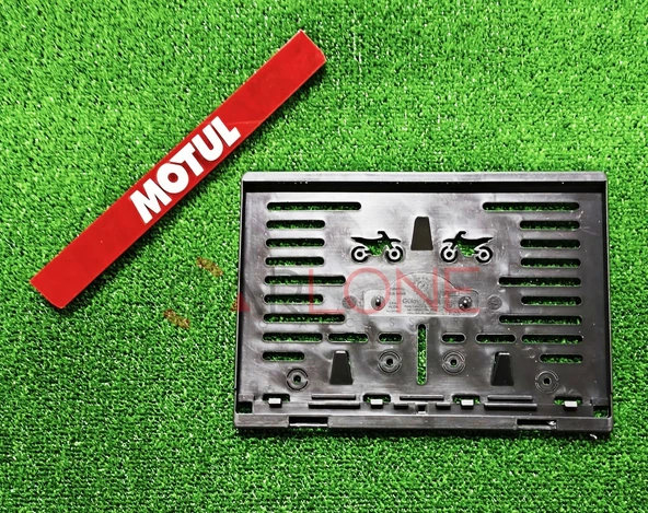 Motorsiklet Plakalık Motul Lazer Kesim 3D Kabartmalı Model Motor Plakalığı - 3