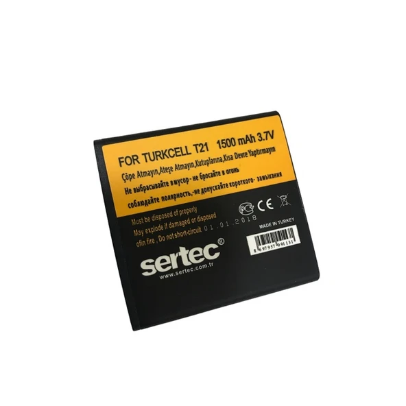 Turkcell T-21 Uyumlu Batarya Tg-53-vice/(1395) 3538 ürün görseli