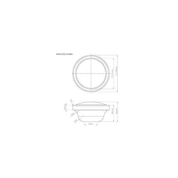 32 Watt Mavi Smd Led Havuz Ampulu / Par 56 - 2