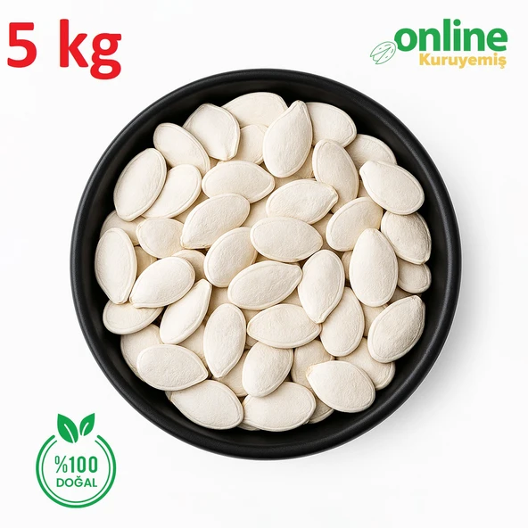 Sade Kavrulmuş Kabak Çekirdeği 5 kg - Resim 2