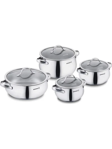 KORKMAZ A1964 SAMARA 8 PARÇA TENCERE SETİ ürün görseli