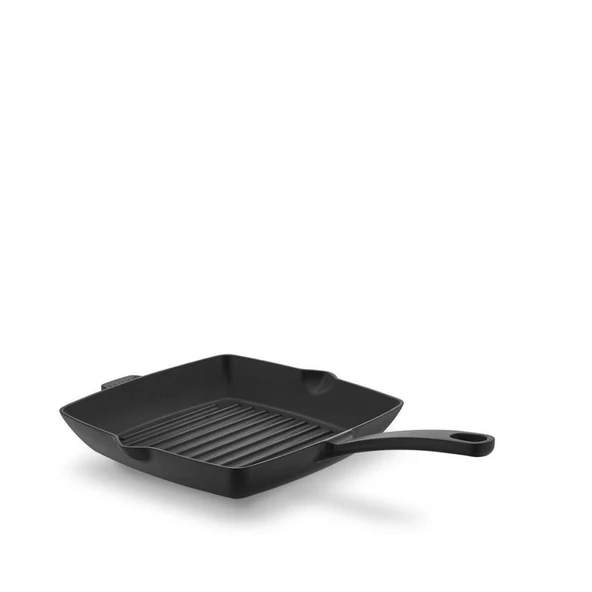 KORKMAZ A2846 CASTA KARE GRILL DÖKÜM TAVA 26*26 Sİ - 1