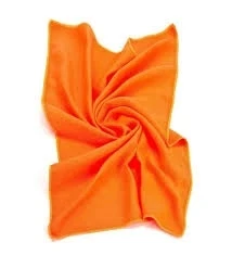 %100 MİCROFİBER BAKLAVA DESEN CAM BEZİ TURUNCU 50X70 APM ürün görseli