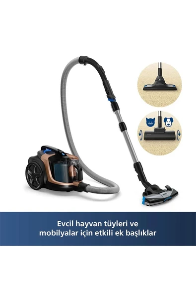 Philips Marathon Daily XB7151/07 900 W Toz Torbasız Süpürge - Resim 5