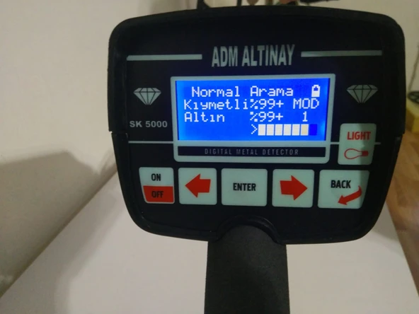 SK5000 EKRANLI TÜRKÇE MENÜLÜ DEDEKTÖR - 2