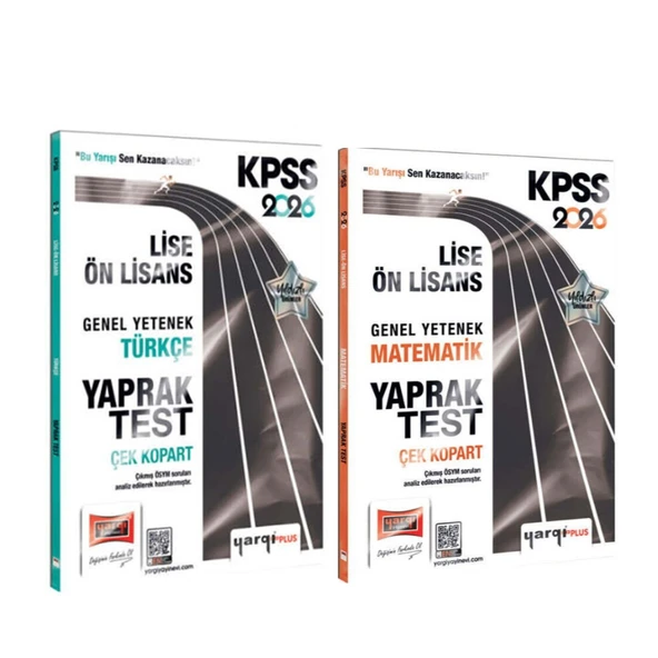 Yargı Yayınları 2026 KPSS Lise Ön Lisans Genel Yetenek Türkçe ve Matematik Yaprak Test Seti 2 Kitap ürün görseli