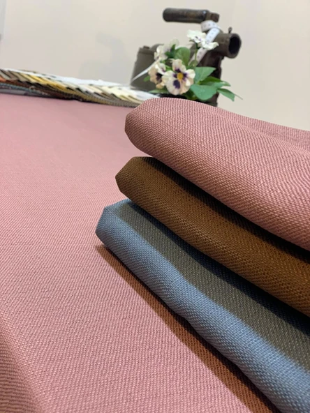 NİVEMESHOME KETEN TREND MASA ÖRTÜSÜ GÜL KURUSU APM - 2