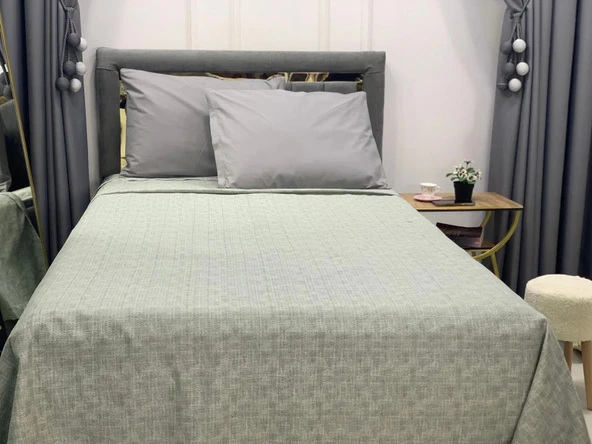 NİVEMESHOME YEŞİL 160X230 TEK PİKE ÖRTÜSÜ TEK KİŞİLİK - 3