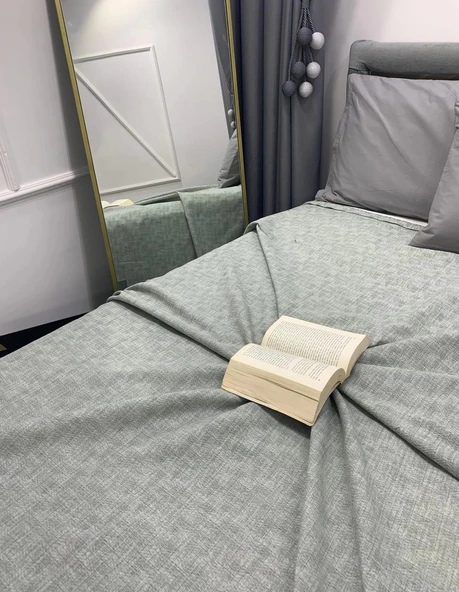 NİVEMESHOME YEŞİL 160X230 TEK PİKE ÖRTÜSÜ TEK KİŞİLİK - 2