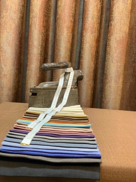 NİVEMESHOME KETEN TREND MASA ÖRTÜSÜ KAHVE APM - 2